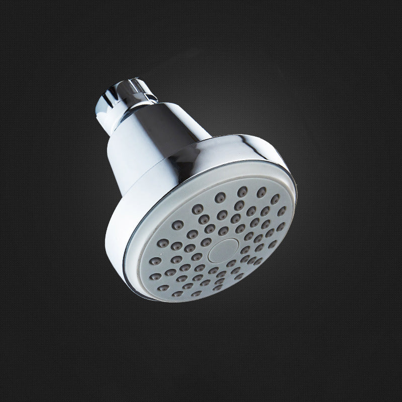 BowLift | Round shower head made of stainless steel in silver wall-mounted shower head