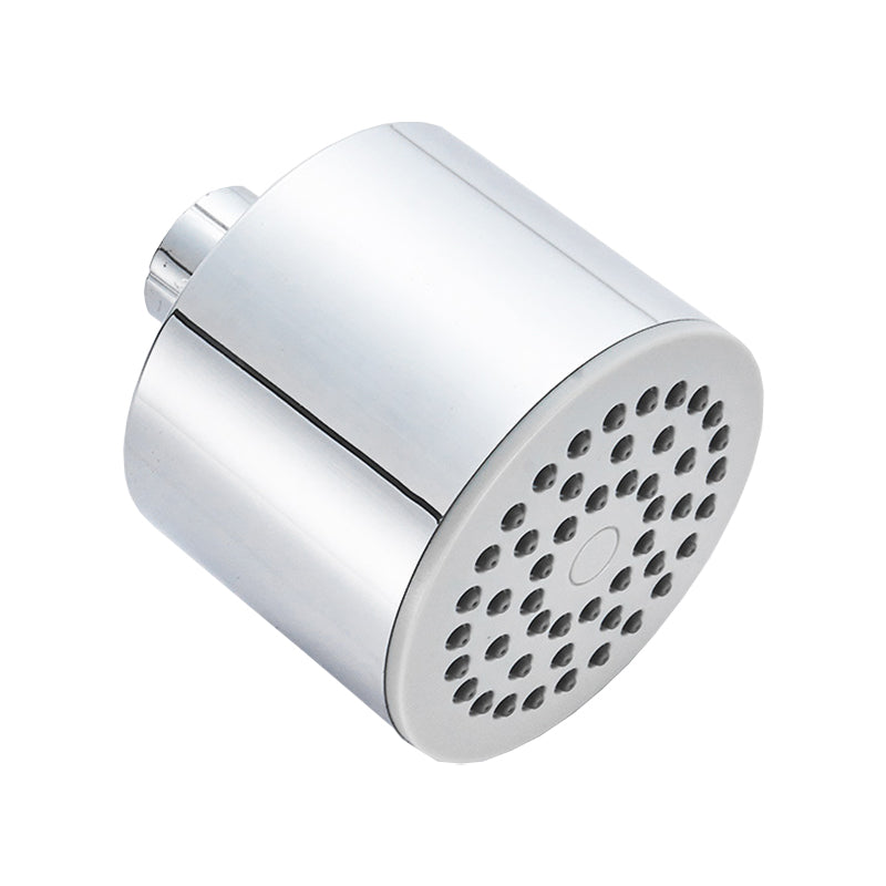 BowLift | Round shower head made of stainless steel in silver wall-mounted shower head