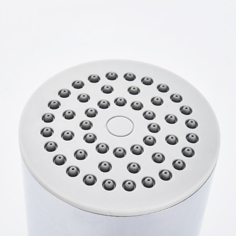 BowLift | Round shower head made of stainless steel in silver wall-mounted shower head