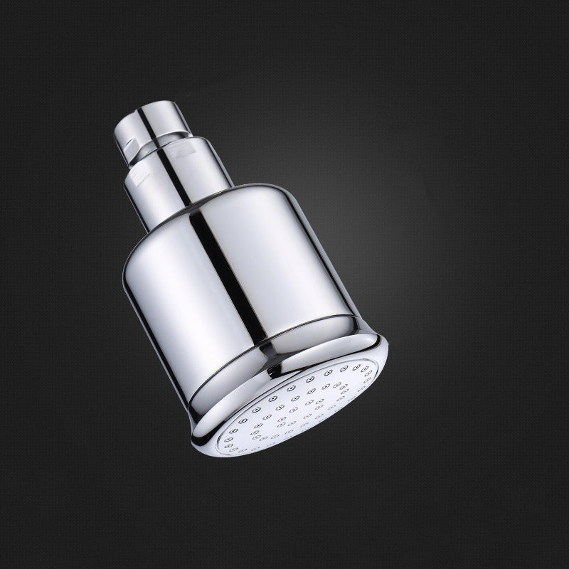 BowLift | Round shower head made of stainless steel in silver wall-mounted shower head