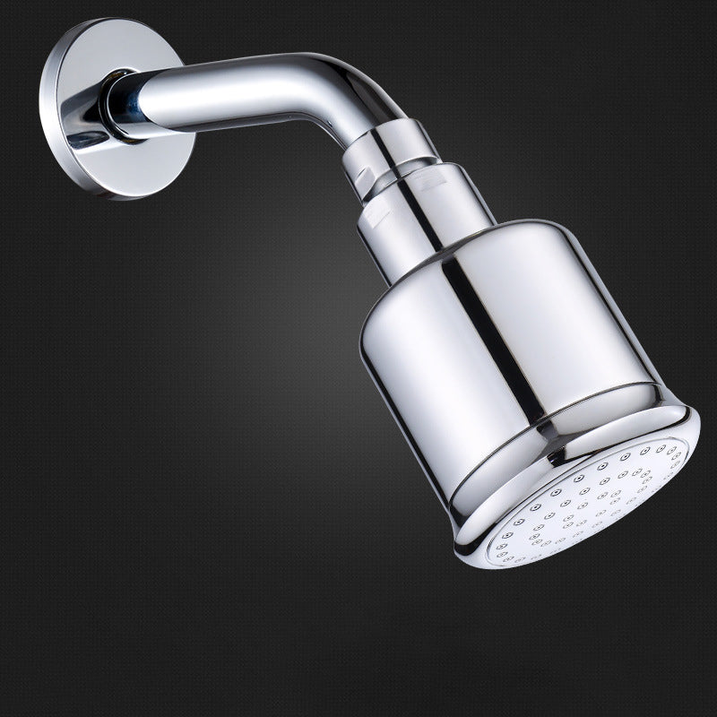 BowLift | Round shower head made of stainless steel in silver wall-mounted shower head