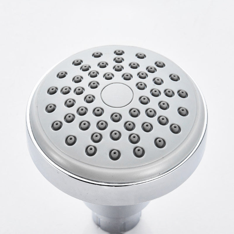BowLift | Round shower head made of stainless steel in silver wall-mounted shower head