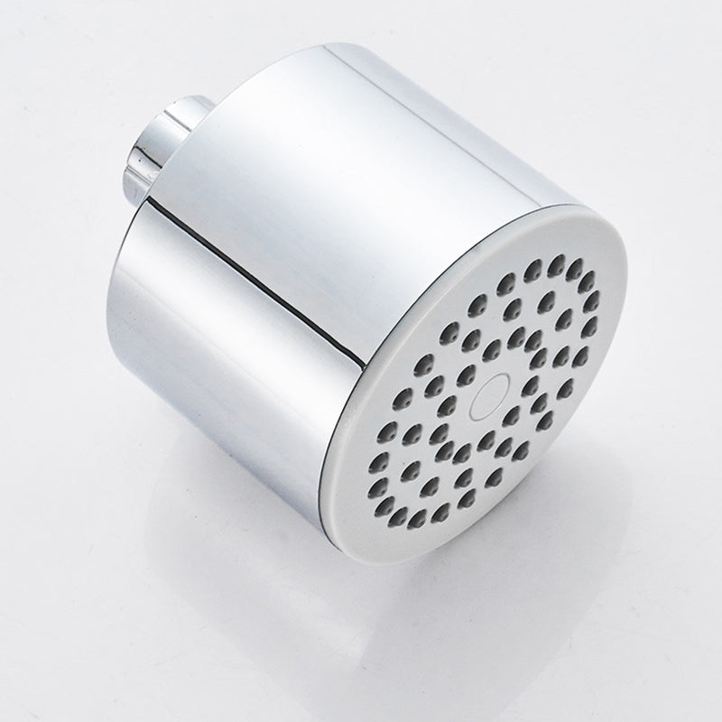 BowLift | Round shower head made of stainless steel in silver wall-mounted shower head