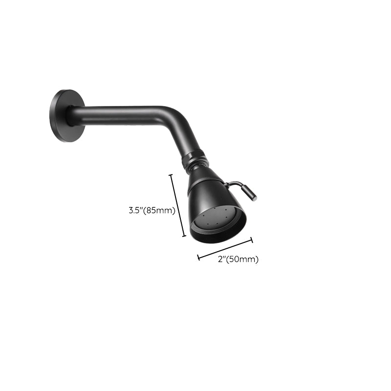 BowLift | Round shower head made of stainless steel in silver wall-mounted shower head