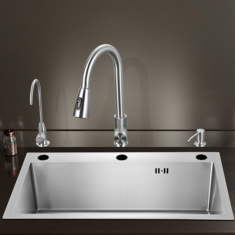 BowLift | Contemporary Style Kitchen Sink Stainless Steel Color Fast Built-In Sink