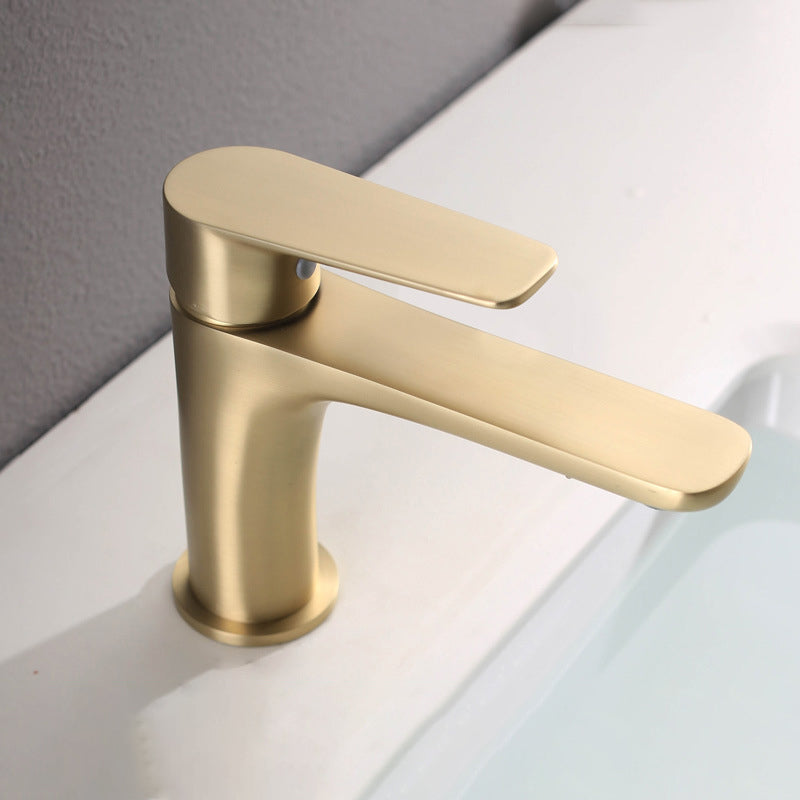 BowLift | Light Luxury Basin Faucet with Lever Handle Single Hole Bathroom Faucet