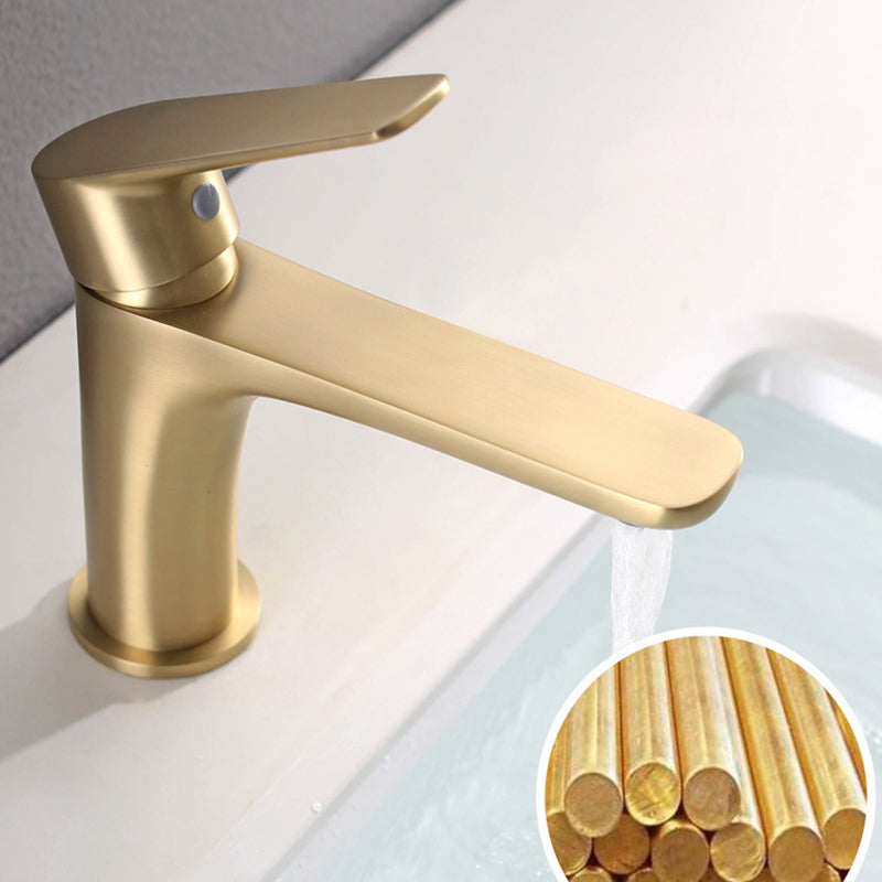 BowLift | Light Luxury Basin Faucet with Lever Handle Single Hole Bathroom Faucet