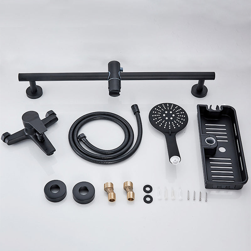 BowLift | Brass Wall-Mounted Shower System Single Handle Shower with Lever Handle