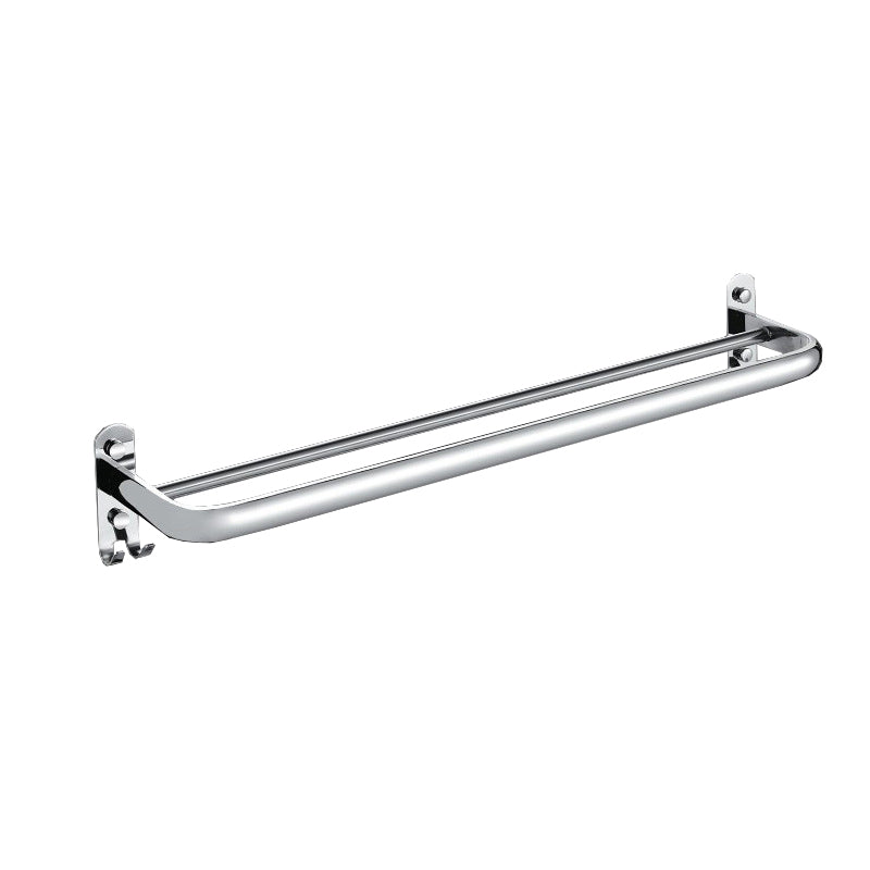 BowLift | Chrome Modern Bathroom Hardware Set Stainless Steel Towel Hook/Towel Rail & Bathroom Shelf