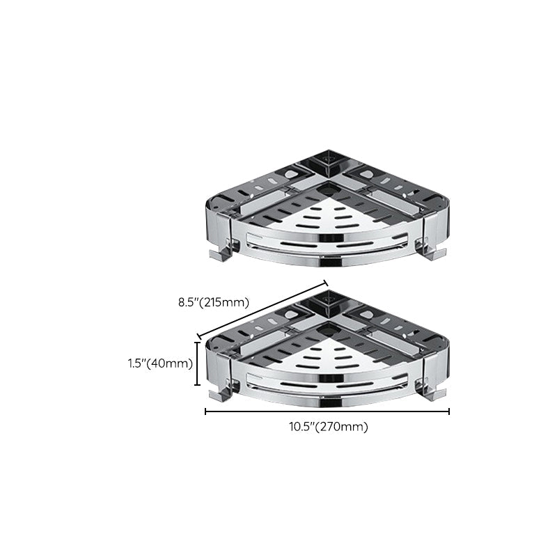 BowLift | Chrome Modern Bathroom Hardware Set Stainless Steel Towel Hook/Towel Rail & Bathroom Shelf