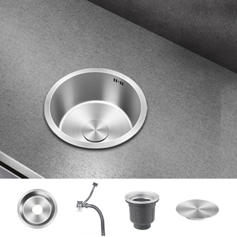BowLift | Contemporary Style Kitchen Sink Stainless Steel Round Kitchen Sink