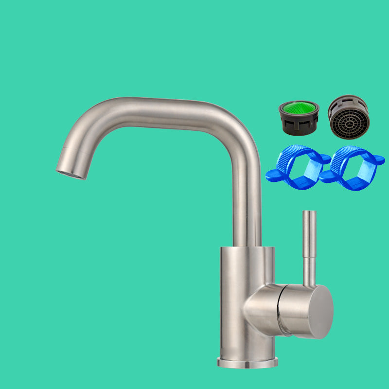 BowLift | Swivel Bathroom Faucet Contemporary Design Vessel Faucet with Stainless Steel