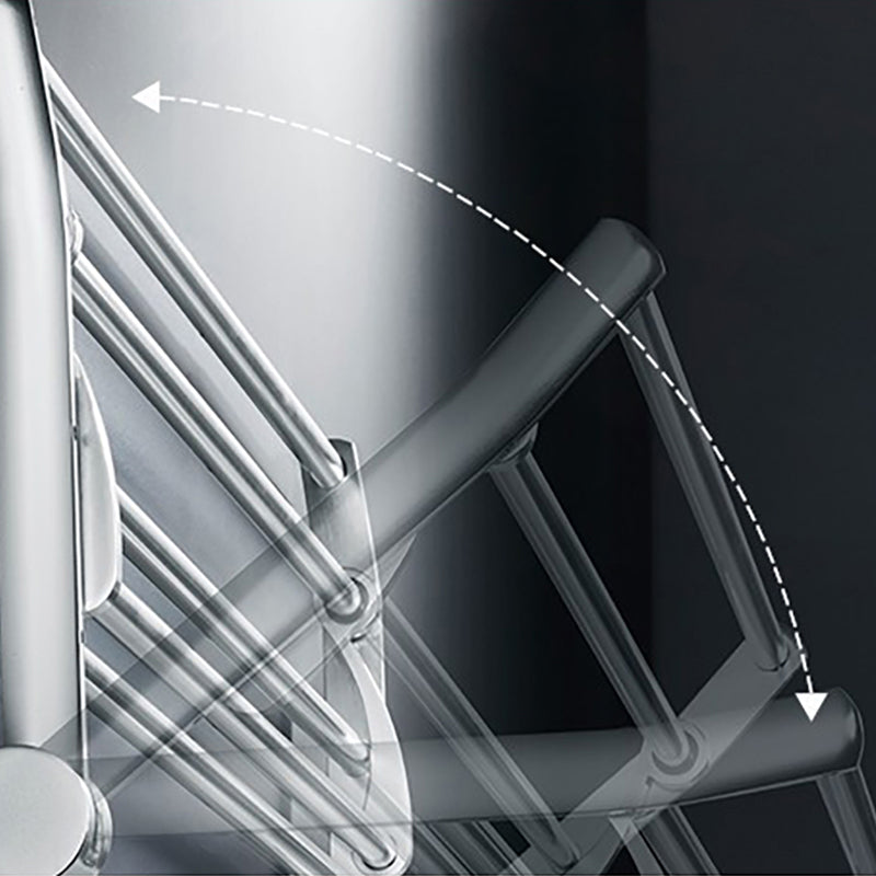 BowLift | Chrome/Black Classic Bathroom Accessory Set Modern Bath Shelf/Towel Bar & Paper Holder