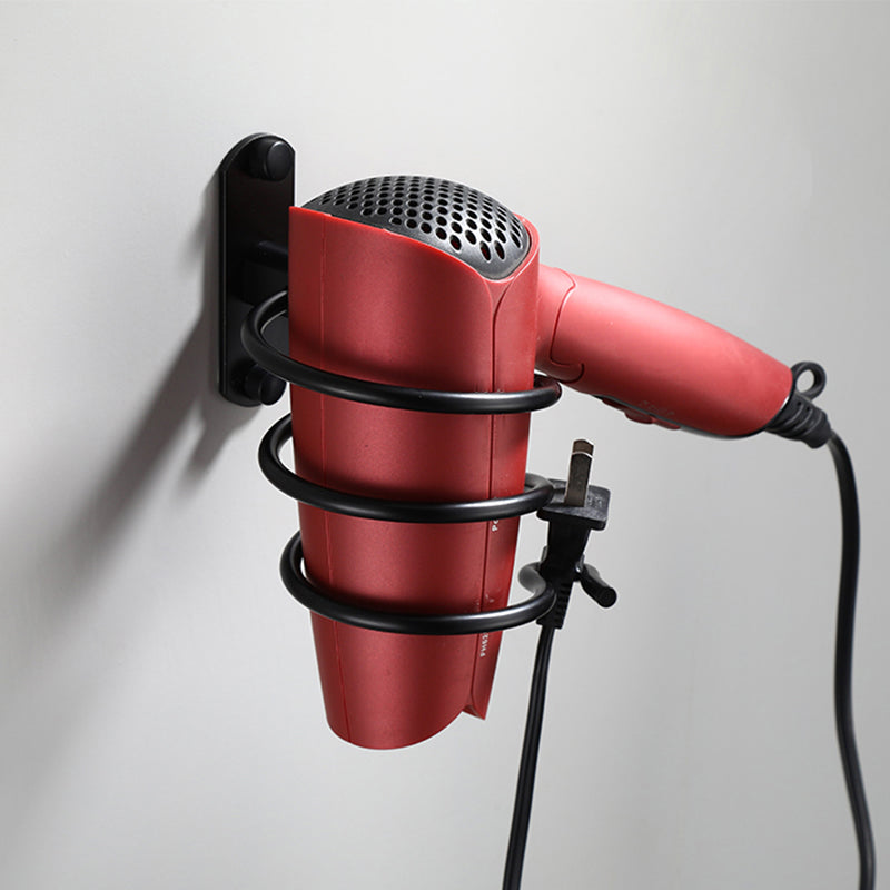 BowLift | Contemporary Bathroom Accessory Set Black Surface Bathrobe Hook/Towel Ring Bar