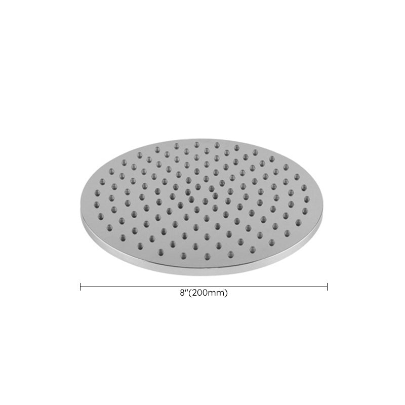 BowLift | Contemporary Rainfall Shower Head Combo Round Single Spray Shower Combo