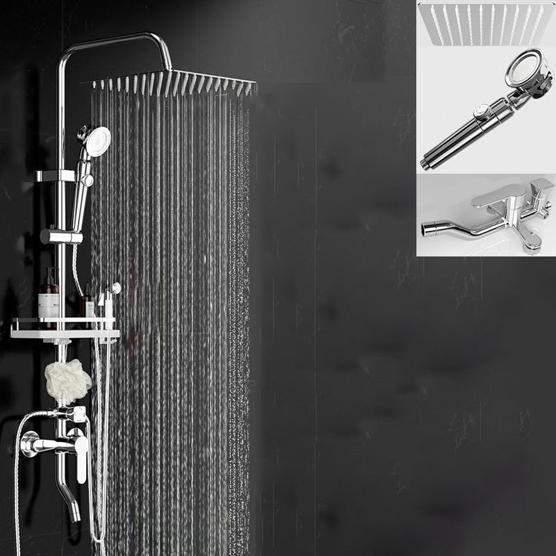 BowLift | Wall-mounted rectangular shower system Stain-resistant copper Modern shower system