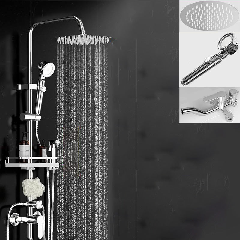 BowLift | Wall-mounted rectangular shower system Stain-resistant copper Modern shower system