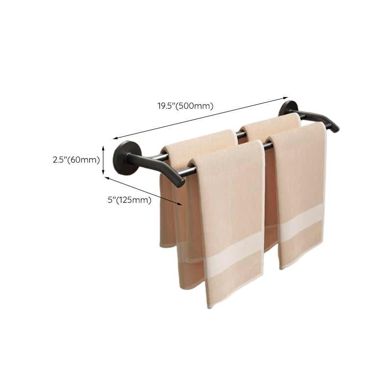 BowLift | Aluminum Bathroom Hardware Set Black Bathroom Accessories Kit Towel Holder