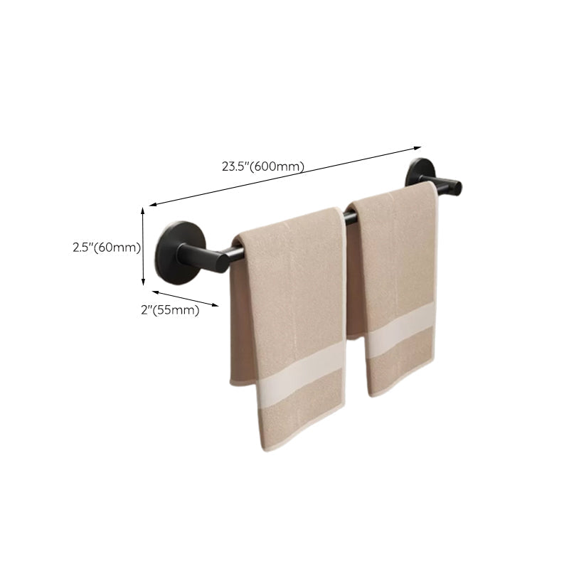 BowLift | Aluminum Bathroom Hardware Set Black Bathroom Accessories Kit Towel Holder