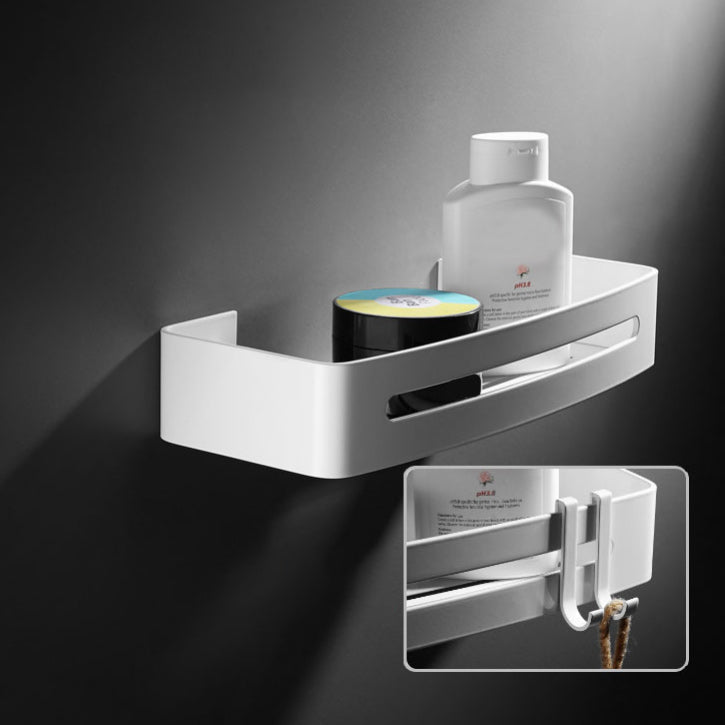 BowLift | Aluminium Bathroom Accessories Set Modern White Bathroom Accessories Set