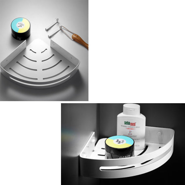 BowLift | Aluminium Bathroom Accessories Set Modern White Bathroom Accessories Set