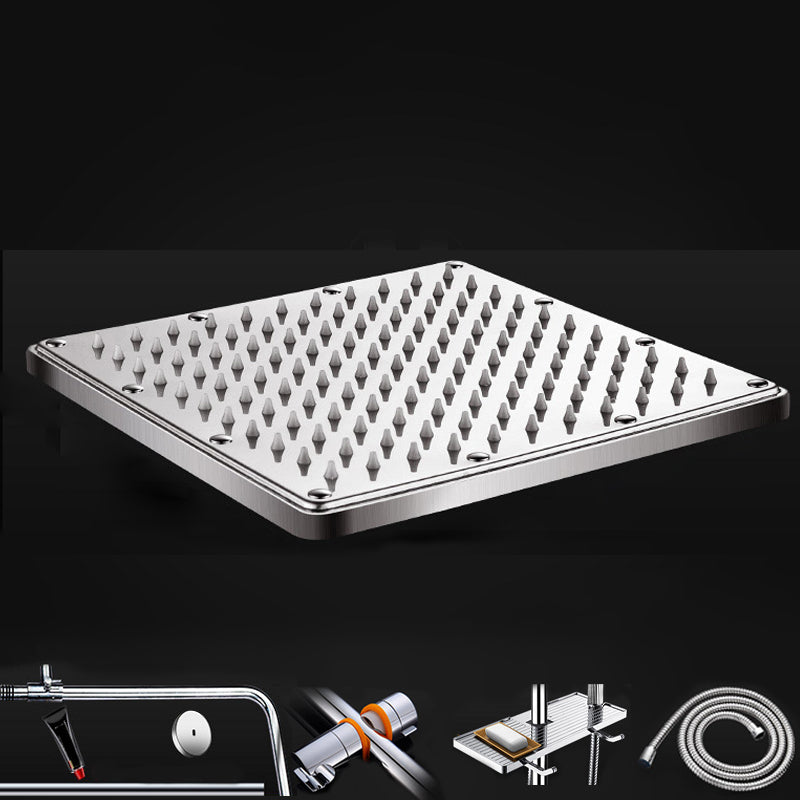 BowLift | Contemporary Showerhead Combination Dual Showerhead Stainless Steel Wall-Mounted Showerhead