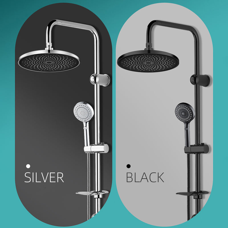 BowLift | Contemporary Showerhead Combination Rainfall Chrome Wall Mount Showerhead