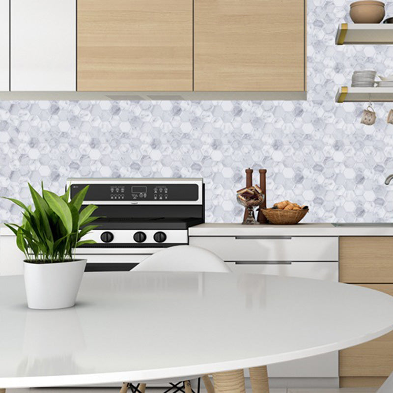 BowLift | Peel and Stick Tile Waterproof Hexagonal Plastic Peel and Stick Tile for Shower