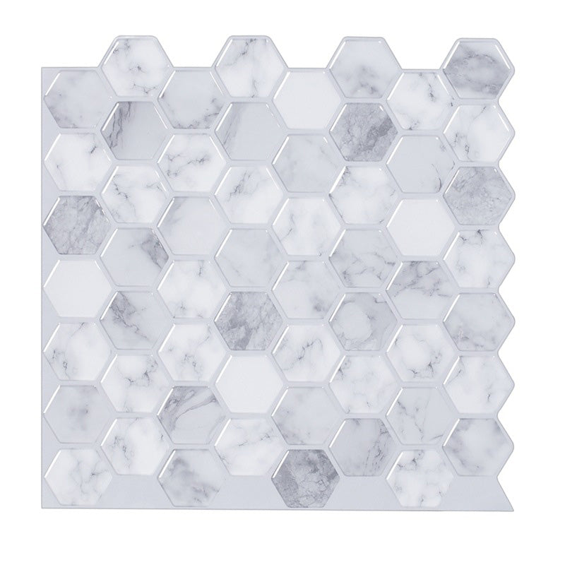 BowLift | Peel and Stick Tile Waterproof Hexagonal Plastic Peel and Stick Tile for Shower