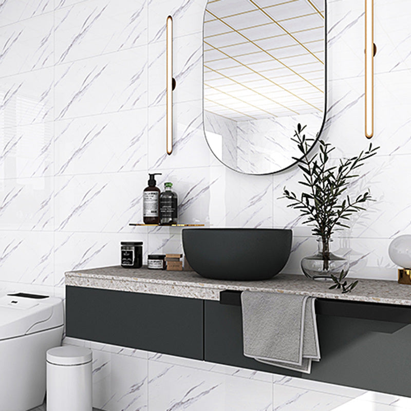 BowLift | Contemporary Peel-and-Stick Wall Tiles Bathroom Field Tiles Wallpaper