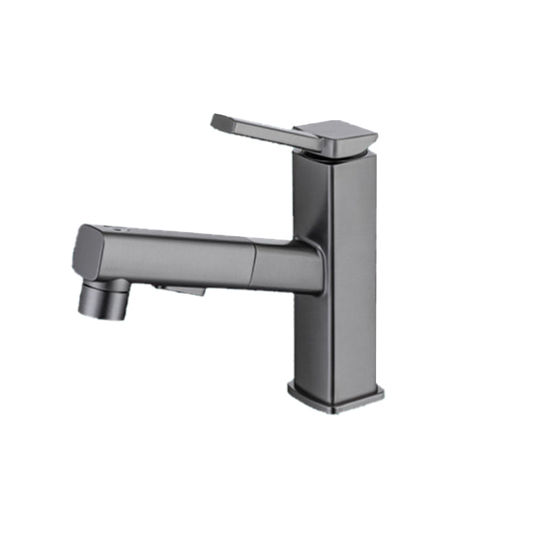 BowLift | Lever Handle Faucet Pull-Out Basin Faucet with Swivel Spout