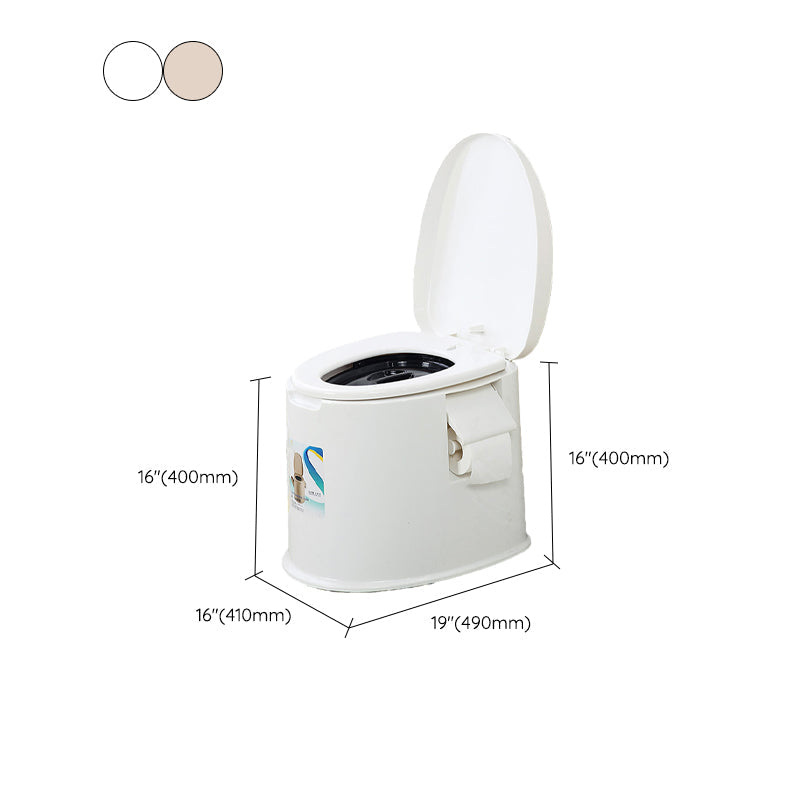 BowLift | Contemporary Plastic Urinal Standing Toilet with Seat for the Bathroom
