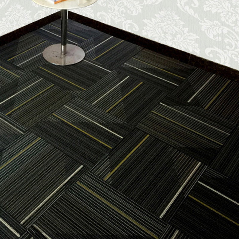 BowLift | Dark Color Level Loop Carpet Tile Non-Slip Self-Adhesive Indoor Office Carpet Tiles