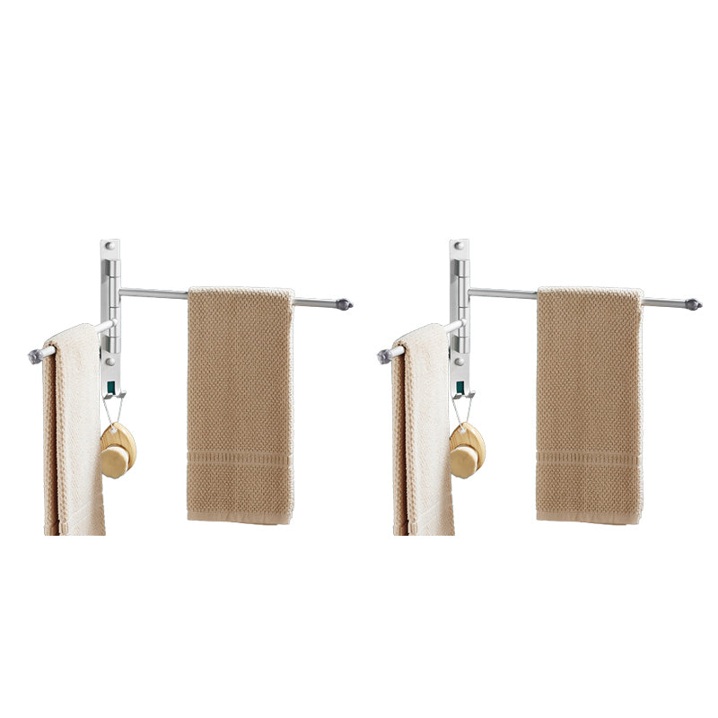 BowLift | 2-piece towel bar made of stainless steel Modern 13.6" B bathroom accessory set