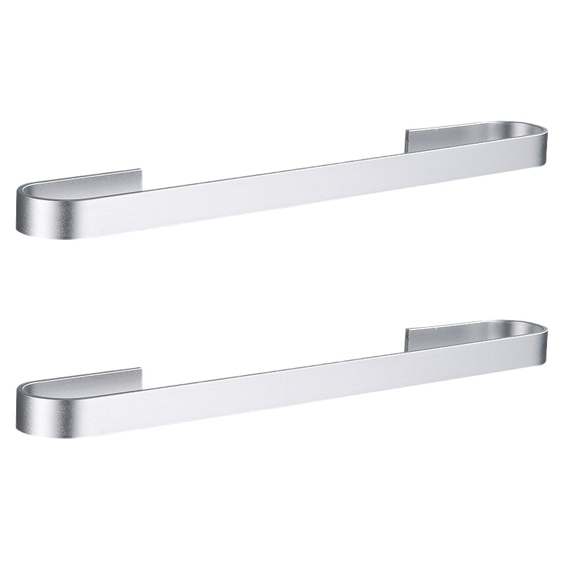 BowLift | Contemporary 2-piece bathroom accessory set aluminum stainless steel towel bar