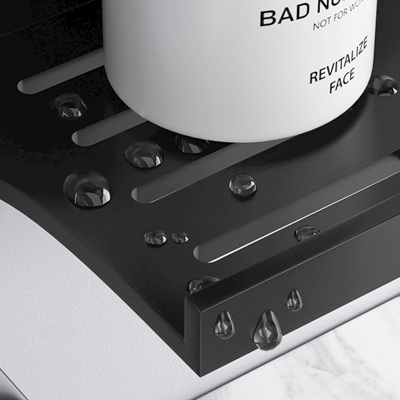 BowLift | 2-piece modern bathroom hardware set bathroom shelf made of aluminum