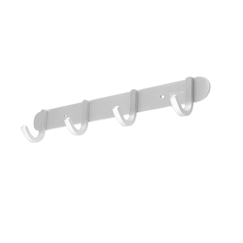 BowLift | Contemporary bathroom accessory set made of aluminum with towel holder/bath shelf