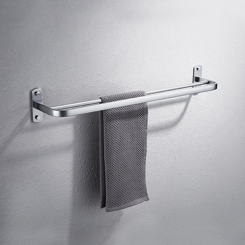 BowLift | Contemporary bathroom accessory set made of aluminum with towel holder/bath shelf