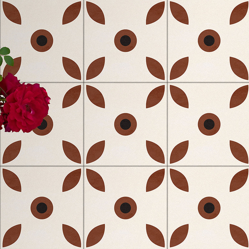 BowLift | Indoor Vinyl floor floral pattern peel and stick waterproof square vinyl floor