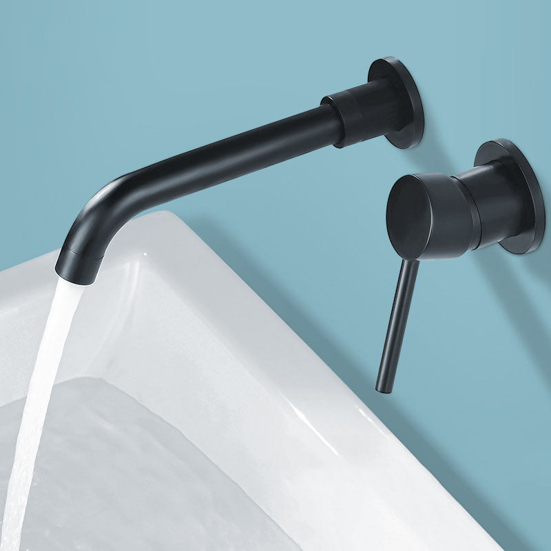 BowLift | Wall mounted metal bathtub faucet single lever swivel bathtub tap trim