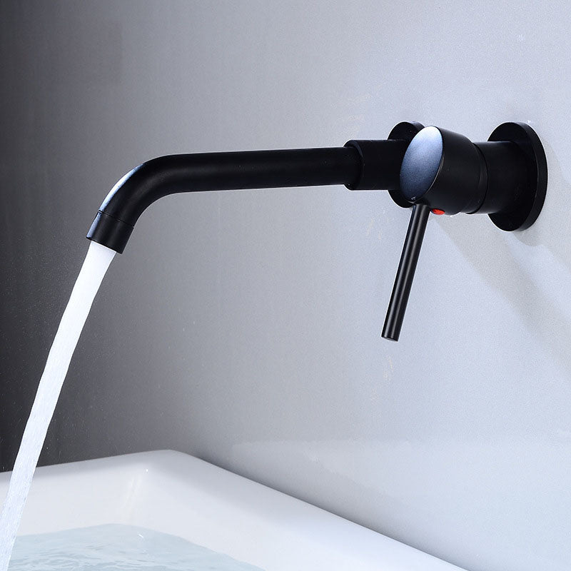 BowLift | Wall mounted metal bathtub faucet single lever swivel bathtub tap trim