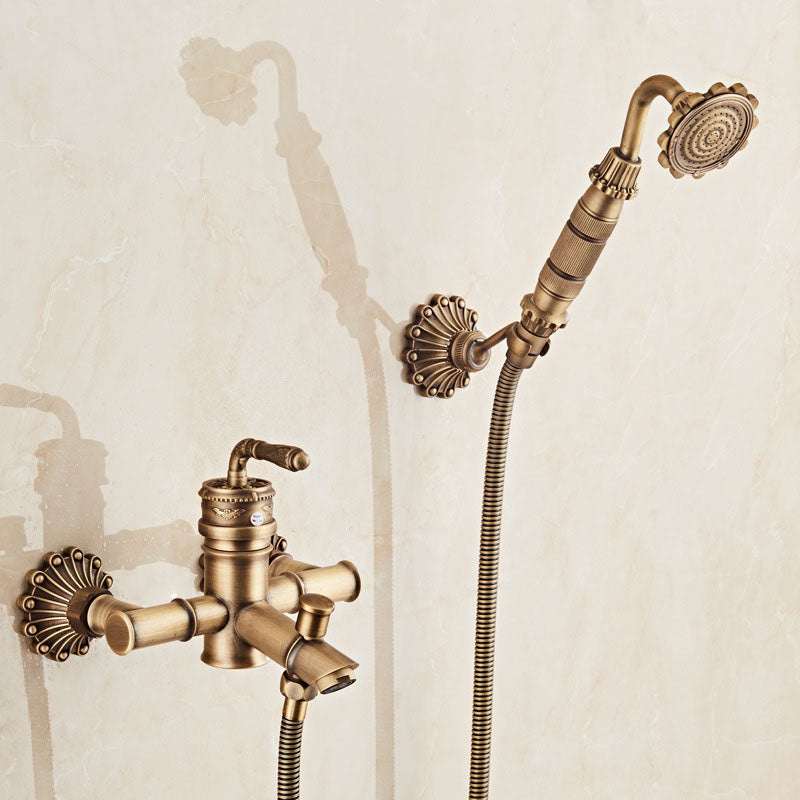 BowLift | Wall Mounted Metal Freestanding Bathtub Filler Copper Freestanding Faucet