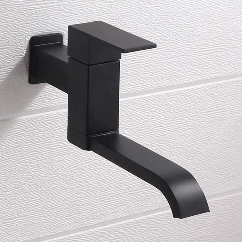 BowLift | Contemporary Wall Mounted Bathroom Faucet Lever Handles Low Arc Swivel Brass Faucet