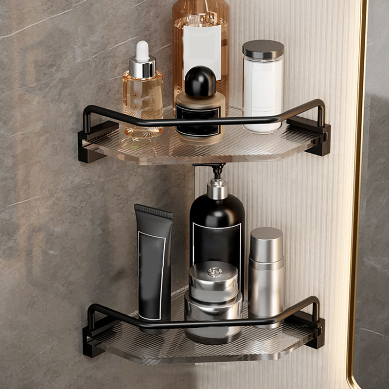BowLift | Black Bathroom Set Metallic & Acrylic Bathroom Accessories Set made of Stainless Steel Aluminium