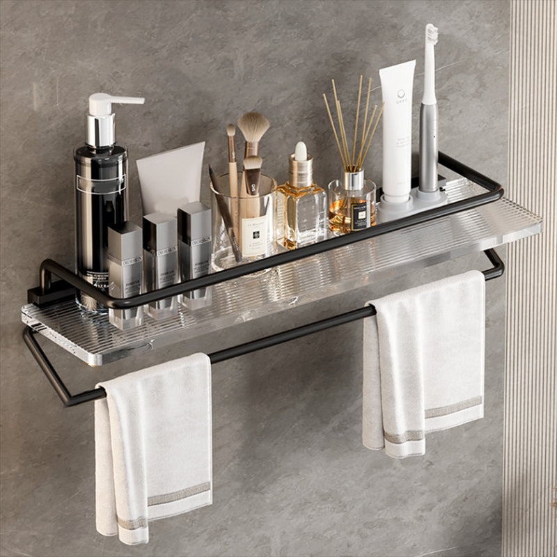 BowLift | Black Bathroom Set Metallic & Acrylic Bathroom Accessories Set made of Stainless Steel Aluminium