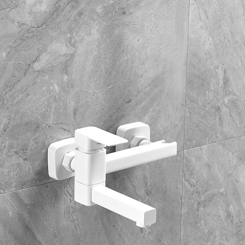 BowLift | Wall-mounted metal bathtub faucet low arc swivel bathroom faucet
