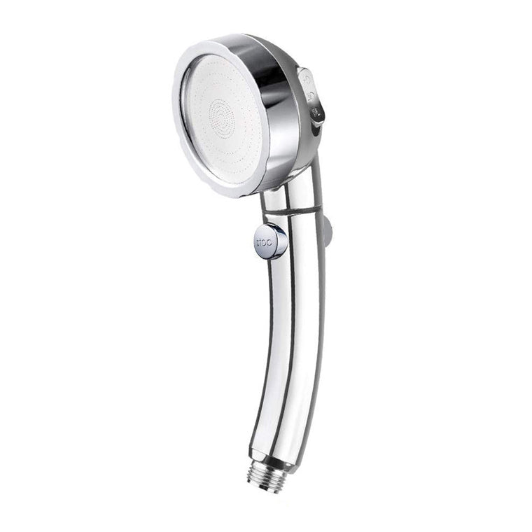 BowLift | Contemporary Hand Shower Head Silver 3-Spray Pattern Wall Mounted Shower Head