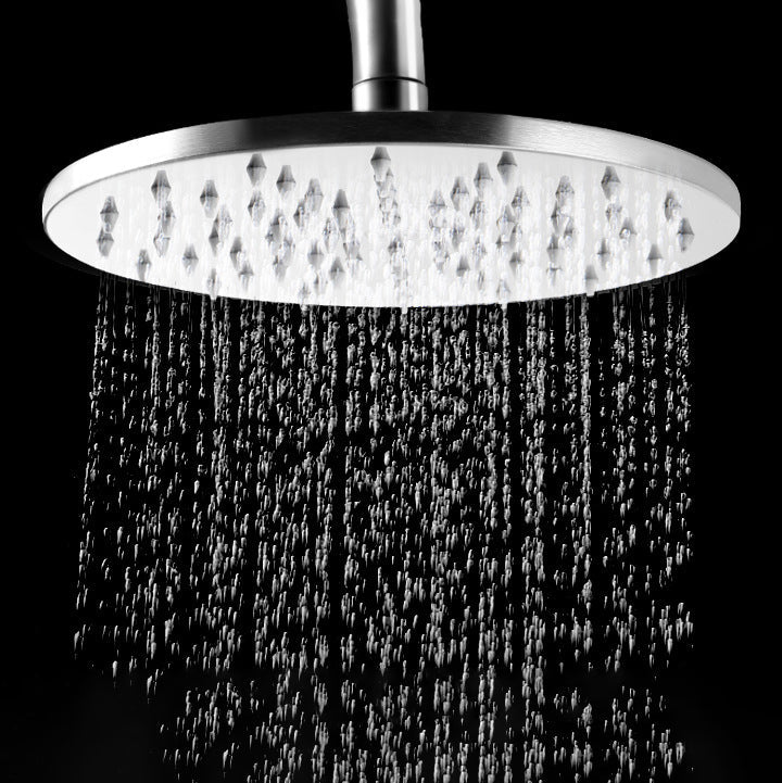 BowLift | Stainless Steel Fixed Shower Head in Silver H2Okinetic Technology Shower Head