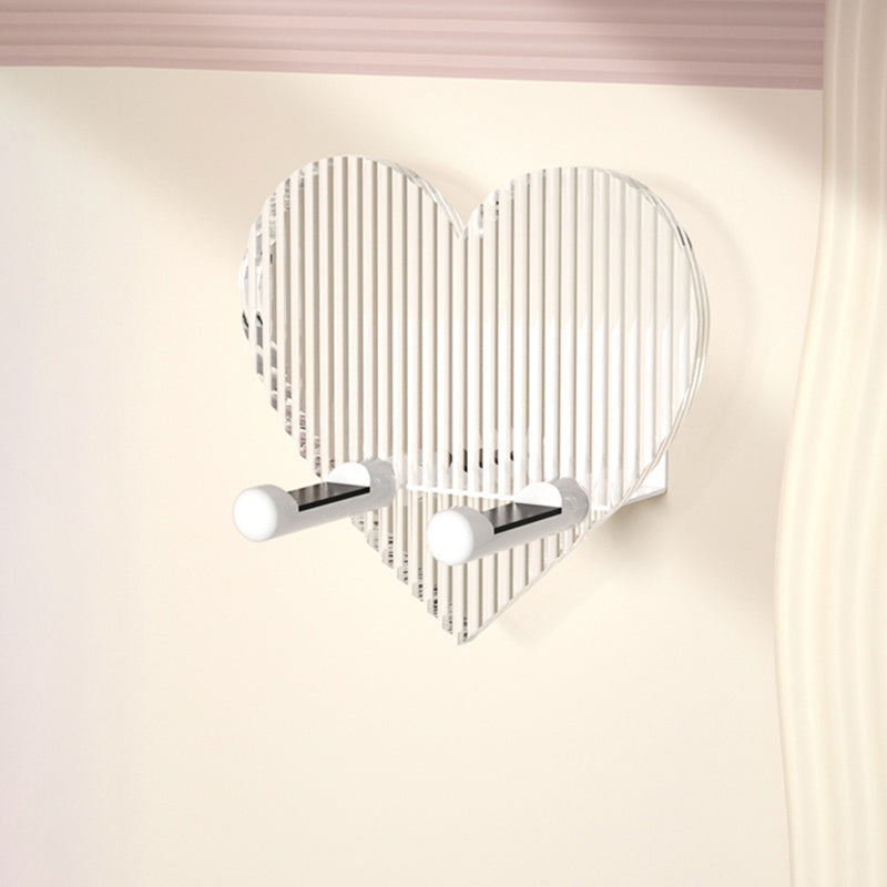 BowLift | White metal and acrylic bathroom accessories as single item or in set with bathroom shelf