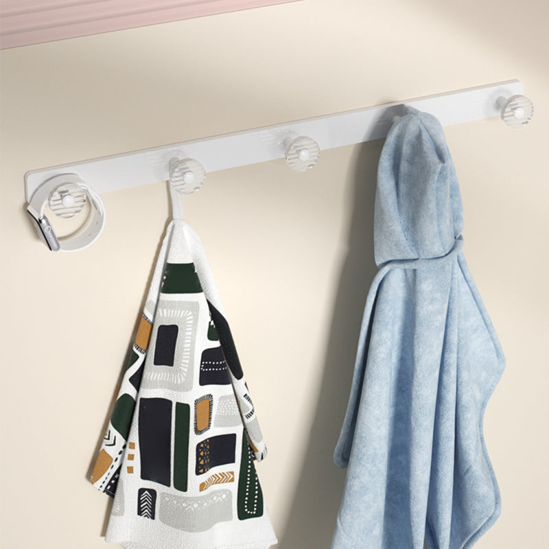 BowLift | White Metal and Acrylic Bathroom Accessories as a Single Piece or in a Set with Bathroom Shelf